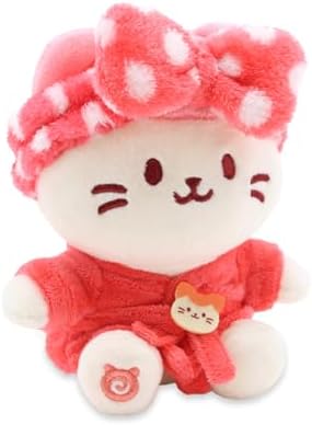 Anirollz Spa Sitting Plush Doll Kittiroll in Robe