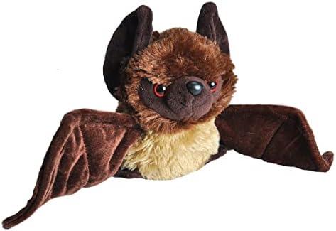 Wild Republic Hugems Bat Plush Toy 7 Inches