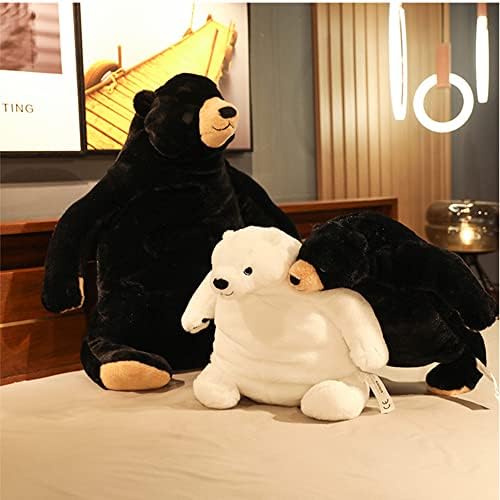 MIAOHAHA Plush Teddy Bear 315in Black Cuddly Stuffed Animal Doll