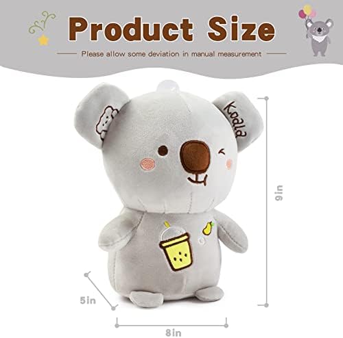 ZGXIONG 9 Inch Grey Koala Plush Toy