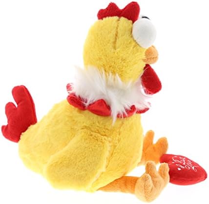 DolliBu I Love You Yellow Rooster Plush Toy