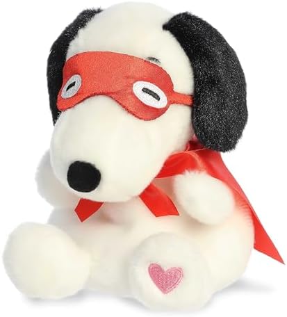 Aurora Snoopy Kissing Bandit Stuffed Animal - 5 Inches