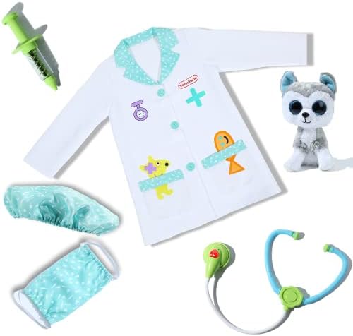 Kids Doctor Costume for Halloween and Pretend Play