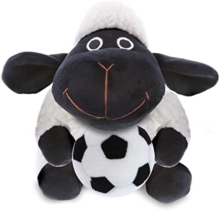 DolliBu Black Nose Sheep Plush with Soccer Ball - 6 Inches 1