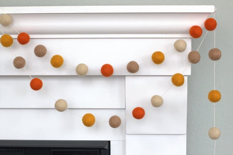 Matthew and Mae Fall Garland - 1 Felt Balls