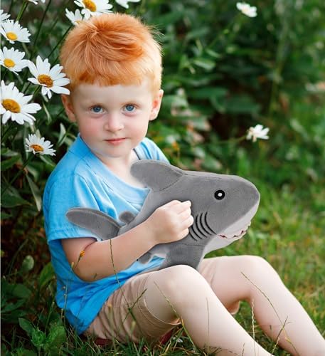 DolliBu Eco-Friendly Soft Shark Plush Toy 12 Inches