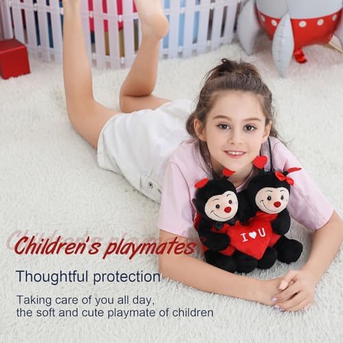 Yohaki Cute Bee Plush Stuffed Animal 2 in 1 Valentines Gift