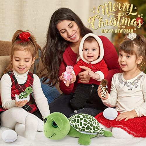 MorisMos Sea Turtle Family Plush Toy 14 with 3 Babies 2 Eggs