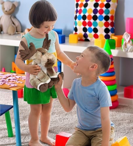 DolliBu Forest Floppy Moose Plush Toy - 105 Inches