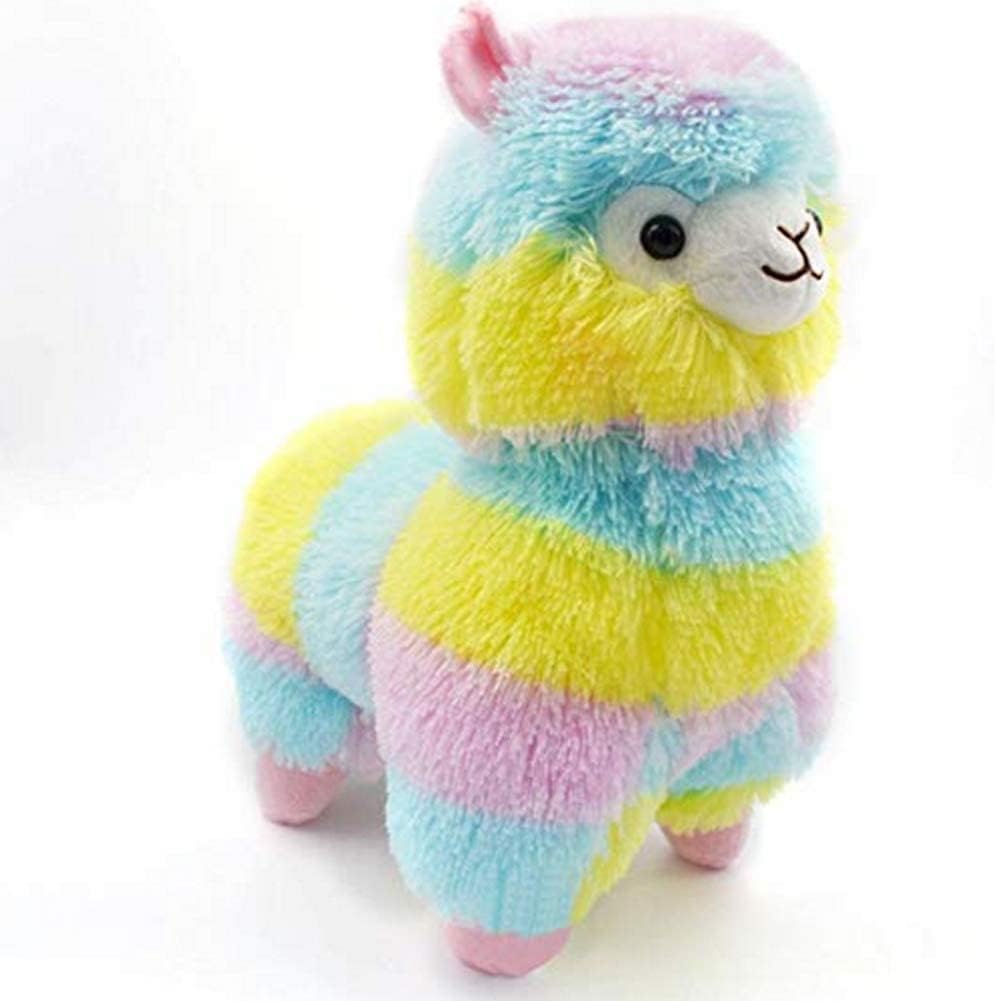 137 Inch Rainbow Llama Plush Toy for Kids