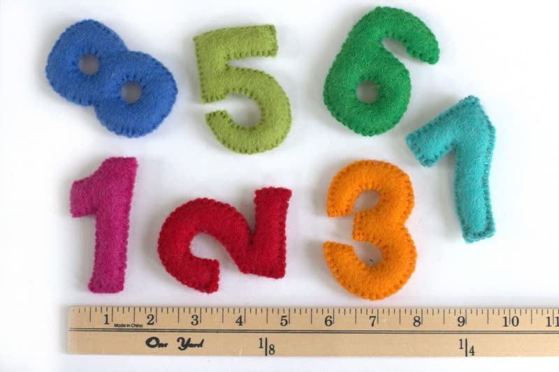 Matthew Mae Monthly Milestone Felt Number Set PINK