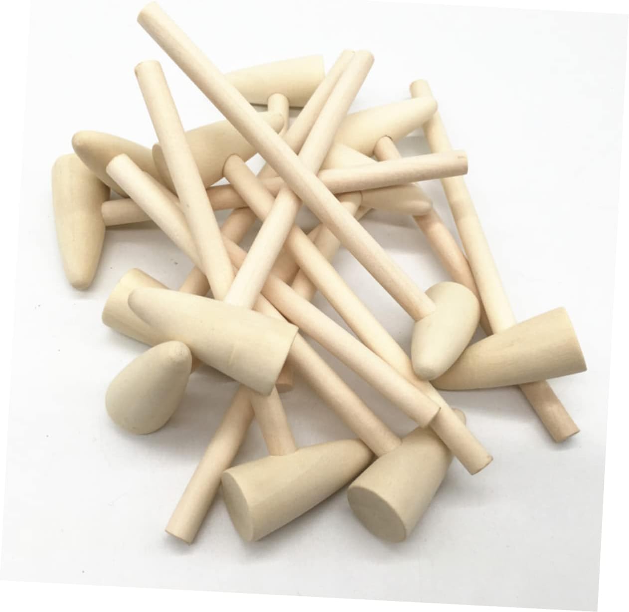 DECHOUS Wooden Hammer Toy Set 15pcs Safe and Durable