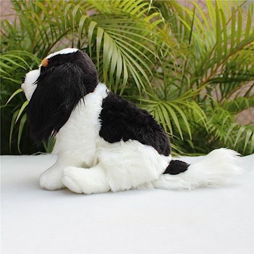 Whrigud Realistic King Charles Spaniel Plush Toy