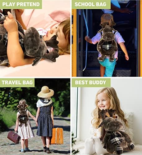 Puzzled DolliBu Moose Stuffed Animal Backpack - 14