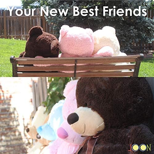 JOON 38 Inch Teddy Bear with Ribbon and Bow