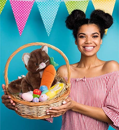 DolliBu Happy Easter Brown Cat Plush Toy 7 Inches