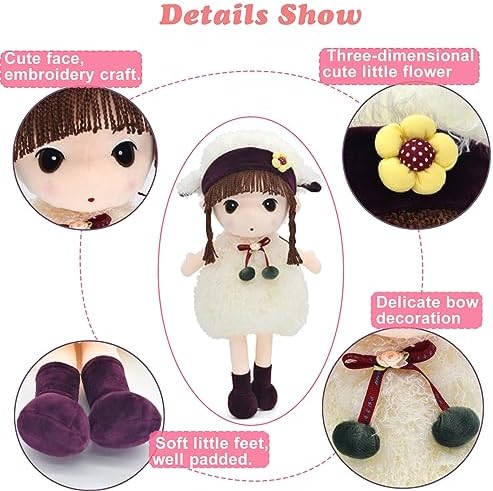 HWD Kawaii 17 Inch Plush Girl Toy Doll