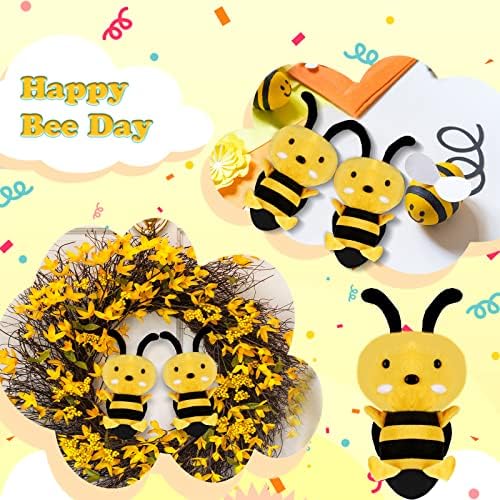 Civaner 2 Pieces Honey Bee Plush Stuffed Animal