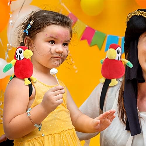 Kathfly 3 Pcs Pirate Parrot Shoulder Prop Toy