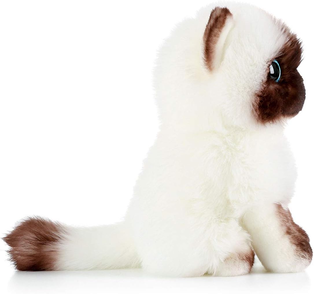 AngelGift Siamese Cat Plush Pillow Toy 8 20cm