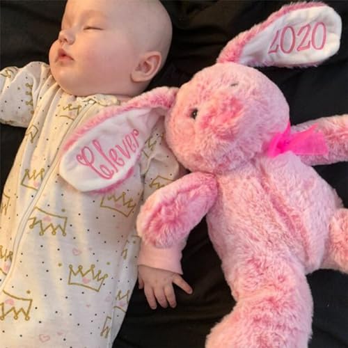 Personalized Plush Bunny Toy for Kids Soft Easter Gift