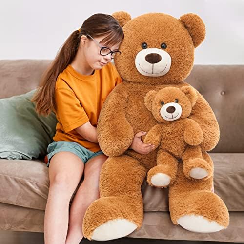 Tezituor 39in Giant Teddy Bear Mommy and Baby