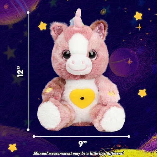Cuteoy Plush Unicorn Star Projector Night Light 1