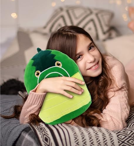 DolliBu Snug-Mooshies Alligator Plush Toy - 10 Inch Cute Soft Stuffed Animal