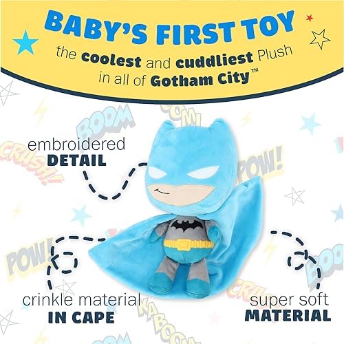 KIDS PREFERRED Batman Stuffed Animal 10 Inches