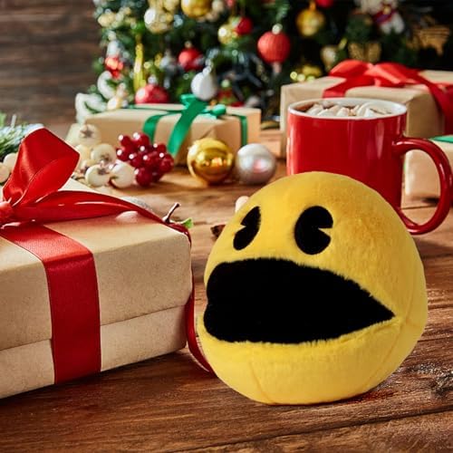 6 Inch Pac-Man Plush Toy Yellow Stuffed Animal