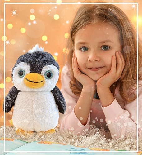 Puzzled DolliBu Plush Penguin - Soft 9 Inch Huggable Toy