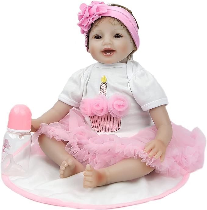 OHIJGN Reborn Baby Doll 2-Piece Clothing Set