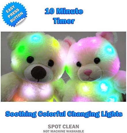 The Noodley LED Light Up Stuffed Animal Sleep Toy 1