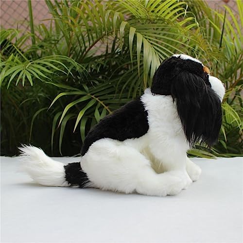 Whrigud Realistic King Charles Spaniel Plush Toy