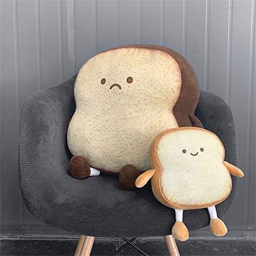 Funny Toast Bread Plush Pillow Toy - Cute Design for Relaxation