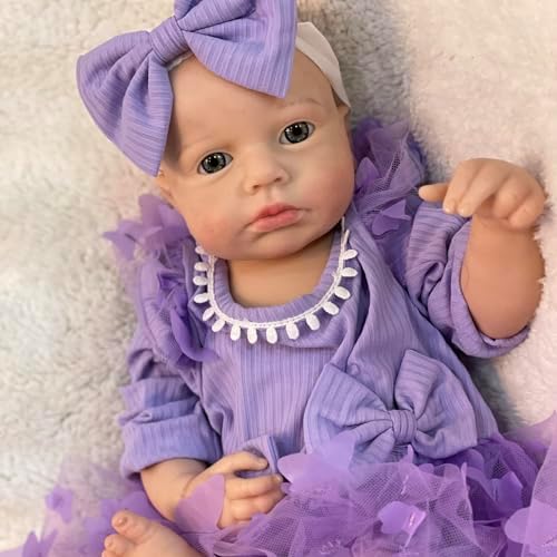 OtardDolls Realistic 18 Inch Silicone Baby Doll Set