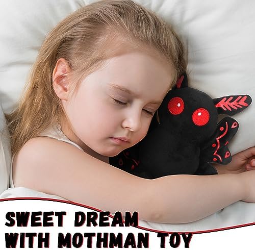 Jenaai Mothman Plush Toy - Halloween Costume Gift for Kids and Adults