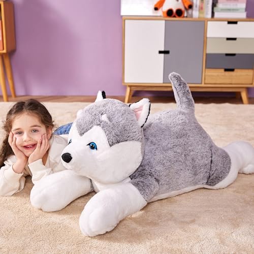 IKASA 30 Giant Husky Plush Stuffed Animal Toy