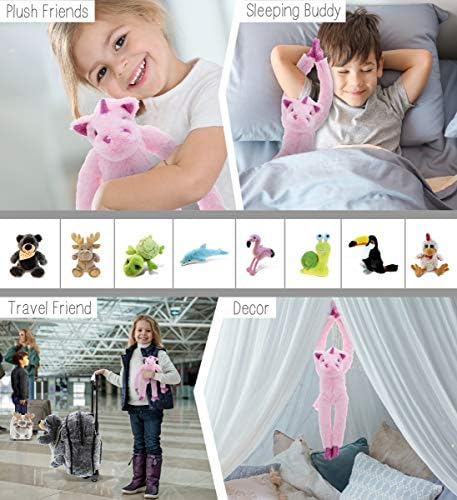 DolliBu Hanging Plush Unicorn - 21 Inch Soft Cuddly