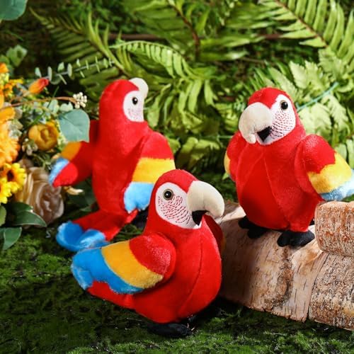 HyDren 7 Inch Plush Pirate Parrot Costume Accessory