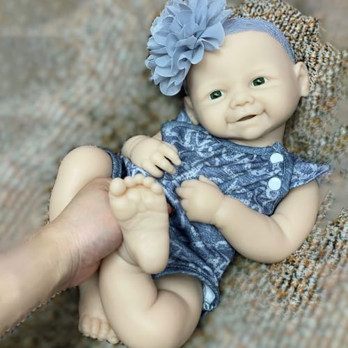 18 Inch Unpainted Reborn Silicone Baby Doll for Kids