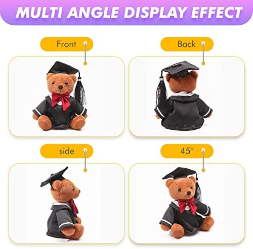 AULUDA Plush Graduation Bear Hug Pillow Toy
