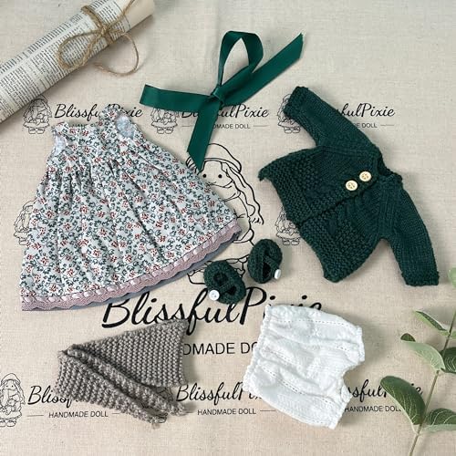 BlissfulPixie 12 Inch Waldorf Doll Clothing Set