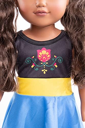 Little Adventures Twirl Princess Dress Alpine - Machine Washable for Dolls