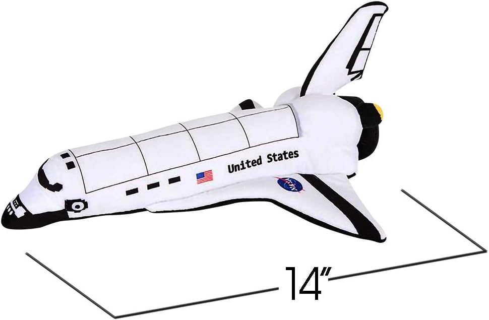 ArtCreativity Stuffed Space Shuttle - 14 Cozy Astronaut Toy