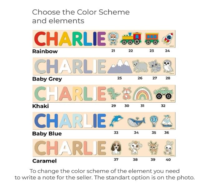 Personalized Wooden Name Puzzle for Kids
