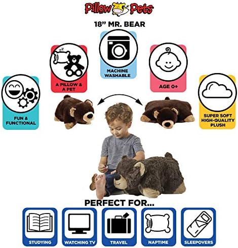 Pillow Pets Originals Mr Bear 18 Plush Pillow Toy