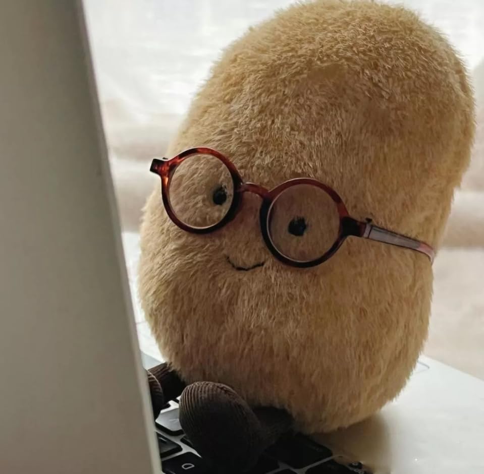JEIIYCAT Cute Potato Plush Toy 6 Inch Doll