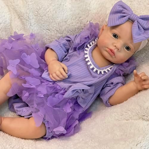 OtardDolls Realistic 18 Inch Silicone Baby Doll Set
