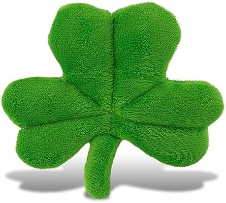 DolliBu Green Shamrock Plush Toy - 4 Inches